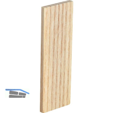Holzklotz Esche lackiert 80 x 26 x 4 natur