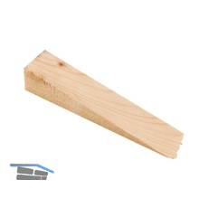 Holzkeil Abachi-Wawa, Roh 150 x 35-Keil 30