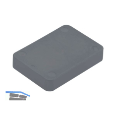 ROTO Unterlegplatte 53 x 66 x 15 aus Kunststoff grau