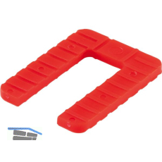 ROTO Euroklick Distanzplatte 40 x 30 x 3 rot