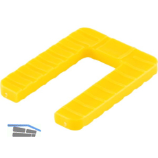 ROTO Euroklick Distanzplatte 40 x 30 x 4 gelb