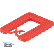 ROTO Euroklick Distanzplatte mit Sperrhaken 40 x 30 x 3 rot