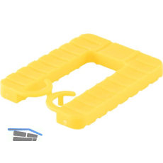 ROTO Euroklick Distanzplatte mit Sperrhaken 40 x 30 x 4 gelb