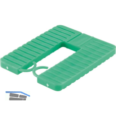 ROTO Euroklick Distanzplatte mit Sperrhaken 40 x 30 x 5 gr�n