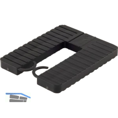 ROTO Euroklick Distanzplatte mit Sperrhaken 40 x 30 x 6 schwarz