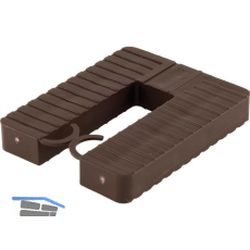 ROTO Euroklick Distanzplatte mit Sperrhaken 40 x 30 x 10 braun