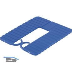 ROTO Euroklick Distanzplatte mit Sperrhaken 65 x 52.5 x 2 blau