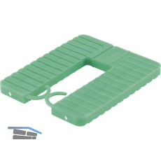 ROTO Euroklick Distanzplatte mit Sperrhaken 65 x 52.5 x 5 gr�n