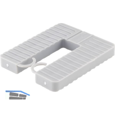 ROTO Euroklick Distanzplatte mit Sperrhaken 65 x 52.5 x 8 grau