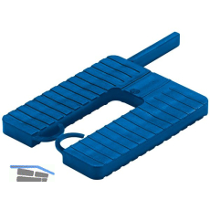 ROTO Euroklick Distanzplatte mit Sperrhaken & Montagehilfe 40 x 30 x 2 blau