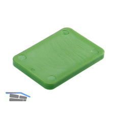 ROTO Unterlegplatte 40 x 60 x 5 aus Kunststoff gr�n