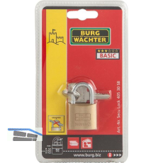 BURG-W�CHTER Vorhangschloss 405 verrschiedensperrend, Breite 30 mm SB