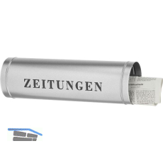 BURG Zeitungsbox FERROSTAR, Stahl verzinkt silberf�rbig