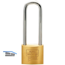 BURG-W�CHTER Vorhangschloss Profi 116 hoher B�gel,40/60mm,verschiedensperrend SB