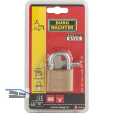 BURG-W�CHTER Vorhangschloss 405, gleischsperrend, Sperre KA1, Breite 40 mm SB