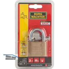 BURG-W�CHTER Vorhangschloss 405 verschiedensperrend, Breite 50 mm SB
