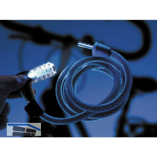 BURG-W�CHTER Spiral-Kabelschloss 230 L mit Licht SB, L�nge 1800 mm