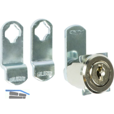 BURG Universalzylinder ZS 82, Materialst�rke 1-2 + 4-5 mm, verchromt