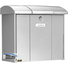 BURG Aufh�ngebriefkasten OLYMP - Stahl verzinkt silberf�rbig