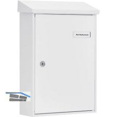 BURG Aufh�ngebriefkasten LETTER - Stahl verzinkt wei�