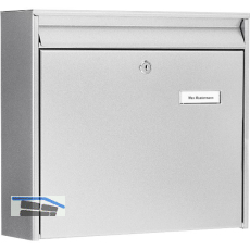 BURG Aufh�ngebriefkasten MAIL - Stahlblech verzinkt silberf�rbig