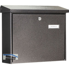 BURG Aufh�ngebriefkasten JOURNAL - Stahlblech verzinkt eisenf�rbig