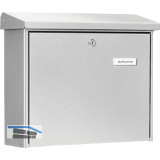 BURG Aufh�ngebriefkasten JOURNAL - Stahlblech verzinkt silberf�rbig