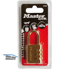 MASTER LOCK Vorhangschloss 630 EURD Zahlenschloss, 30 mm,Messing Finish SB