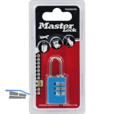 MASTER LOCK Vorhangschloss 7620 EURDCOLCC Zahlenschloss 20 mm, bunt, SB