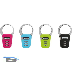 MASTER LOCK Karabinerschloss Ring 84 mm mit Zahlenkombination SB