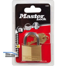 MASTER LOCK Vorhangschloss 140 EURD Messing, Breite 40 mm, verschsp. SB