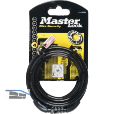 MASTER LOCK Spiral-Kabelschloss 8143 EURDPRO mit Zahlenkombination 1200 mm SB