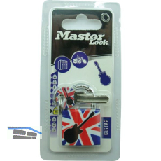 MASTER LOCK Vorhangschloss "Guitar" mit Schl�ssel, Breite 30 mm, verschsp., SB