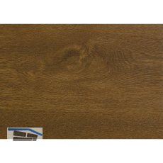Hohlkammerleiste mit Fahne, 20/7 mit selbstklebender Folie, goldenoak