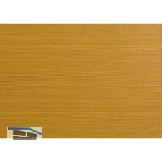 Hohlkammerleiste mit Fahne, 60/7 mit selbstklebender Folie, oregon