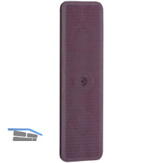 GV Verglasungsklotz 100x40x3mm, rot