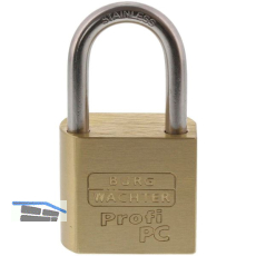 BURG-W�CHTER Vorhangschloss 116 Profi PC 50 Niro, f�r Halbzylinder, Breite 50 mm