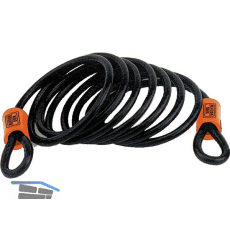 BURG-W�CHTER Sicherheitskabel/Spiralkabel mit �sen 750, L�nge 2,5 Meter