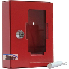 ROTTNER Notschl�sselkasten NSK1,verschiedensperrend, mit Kl�ppel, rot lackiert