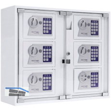 ROTTNER Schl�sselsafe Keysystem 6 Outdoor, 474 x 565 x 180 mm, Stahl wei�