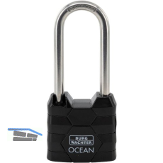 BURG-W�CHTER Vorhangschloss 490 Ocean hoher B�gel, 40 mm, verschiedensperrend SB
