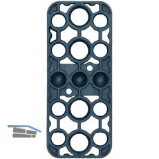 GV Unterlegplatte, 120 x 50 x 5 mm, Kunststoff, blau