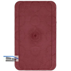 GV Unterlegplatte, 60 x 40 x 3 mm, Kunststoff rot
