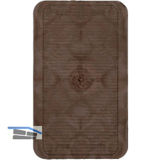 GV Unterlegplatte, 60 x 40 x 10 mm, Kunststoff braun