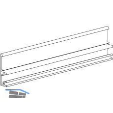 TERNO Diva Fluid Laufschiene 2560 f�r T�rseite L=2000 mm schwarz