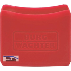 BURG-W�CHTER Abdeckkappe Vorhangschloss B=40 mm Rot