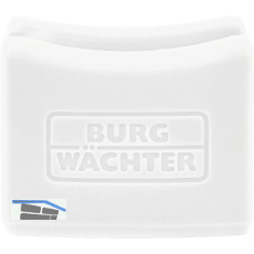 BURG-W�CHTER Abdeckkappe Vorhangschloss B=40 mm Wei�