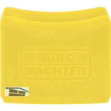BURG-W�CHTER Abdeckkappe Vorhangschloss B=40 mm Gelb