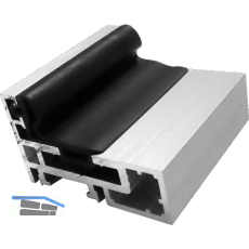 Zargenprofil AL-Basis-D Edelstahl-Effekt