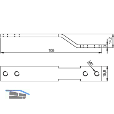 Verbinder XL Basis, Frame, und Top-Frame AL-Office-CZ-XL